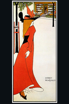 Avbrey Beardsley Vintage Illustration Travel Art Deco Vintage French Wall Art Nouveau French Advertising Vintage Poster Prints Art Nouveau Decor Cool Wall Decor Art Print Poster 12x18
