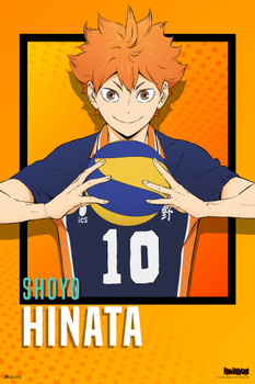 Haikyuu Shoyo Hinata Anime Japanese Anime Stuff Haikyuu Manga Haikyu Anime Poster Crunchyroll Streaming Anime Merch Animated Series Show Karasuno Volleyball Cool Wall Decor Art Print Poster 12x18