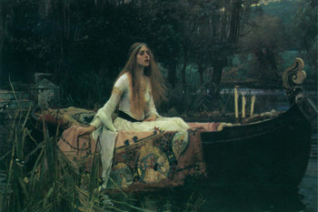 John William Waterhouse The Lady of Shalott 1888 Oil Painting Pre