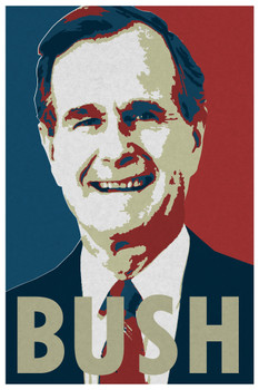 President George H.W. Bush Cool Wall Decor Art Print Poster 12x18
