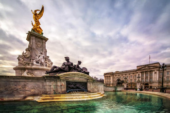 Victoria Memorial Buckingham Palace Westminster London England UK Photo Photograph Cool Wall Decor Art Print Poster 24x16