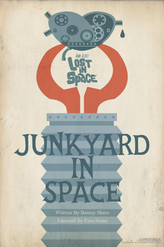 Lost In Space Junkyard In Space by Juan Ortiz Episode 83 of 83 Cool Wall Decor Art Print Poster 16x24