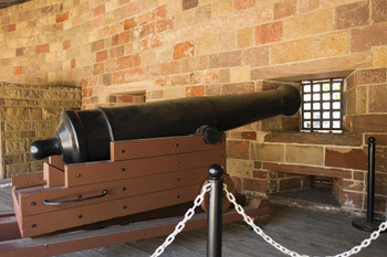 Cannon in Castle Clinton Battery Park Manhattan Mew York City NYC Photo Photograph Cool Wall Decor Art Print Poster 24x16