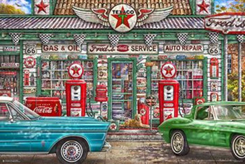 Freds Garage Michael Fishel Cool Wall Decor Art Print Poster 36x24