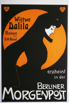 The Widow Dalila By H A Revel Vintage Illustration Art Deco Vintage French Wall Art Nouveau 1920 French Advertising Vintage Poster Prints Art Nouveau Decor Cool Wall Decor Art Print Poster 16x24