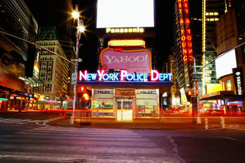  Times Square New York City NYC at Night Photo Photograph Cool  Wall Decor Art Print Poster 36x24: Posters & Prints