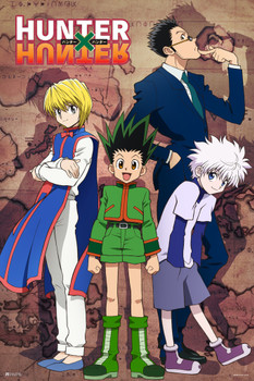 Hunter x Hunter Poster Anime Cool Aesthetic Modern Wall Decor Art Graphic Print Canvas Picture Japanese Bedroom Home Living Room Weeb Anime Fan Gift Picture Cool Wall Decor Art Print Poster 12x18