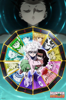 Hunter X Hunter Anime Posters Cool Wall Decor Anime Merch Election Arc Wall Art Living Room and Bedroom Poster Japanese Manga Series Gift for Fans Birthday Gift Cool Wall Decor Art Print Poster 12x18