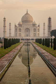 Taj Mahal at Sunrise Agra India Photo Photograph Cool Wall Decor Art Print Poster 24x36