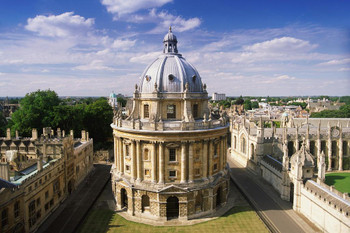 Laminated Radcliffe Camera Rad Cam Oxford University Oxford England Photo Photograph Poster Dry Erase Sign 24x16