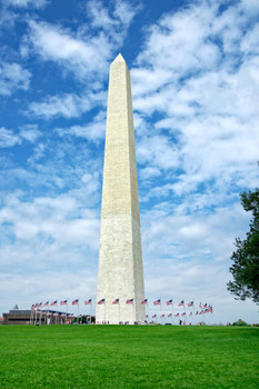 Laminated Washington Monument in Washington DC Photo Photograph Poster Dry Erase Sign 16x24