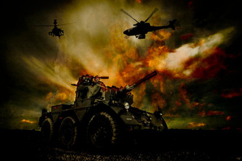 Apache Attack by Chris Lord Photo Photograph Cool Wall Decor Art Print Poster 16x24