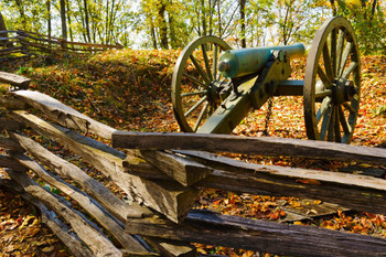 Civil War Cannon Kennesaw Battlefield Georgia Park Photo Photograph American History Union Army Cool Wall Decor Art Print Poster 24x16