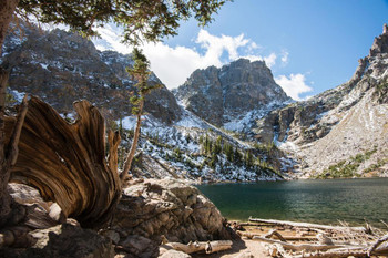 Laminated Emerald Lake Rocky Mountain National Park Photo Photograph Poster Dry Erase Sign 24x16