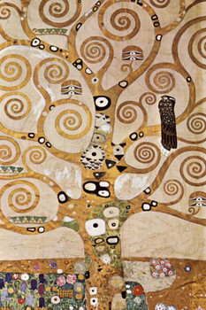 Gustav Klimt Tree of Life Stoclet Frieze Art Nouveau Prints and Posters Gustav Klimt Canvas Wall Art Fine Art Wall Decor Nature Landscape Abstract Painting Cool Wall Decor Art Print Poster 16x24