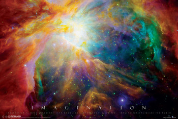 Imagination Nebula Cool Wall Decor Art Print Poster 18x12