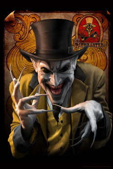 Laminated Ringmaster DC Dark Carnival CP Insane Clown Posse Music Band Tom Wood Fantasy Poster Dry Erase Sign 16x24