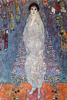 Laminated Gustav Klimt Portrait of Baroness Elisabeth Bachofen Echt Art Nouveau Prints and Posters Gustav Klimt Canvas Wall Art Fine Art Wall Decor Women Abstract Painting Poster Dry Erase Sign 16x24