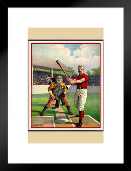 American Vintage Baseball Poster - The Calvert Litho Co Poster by