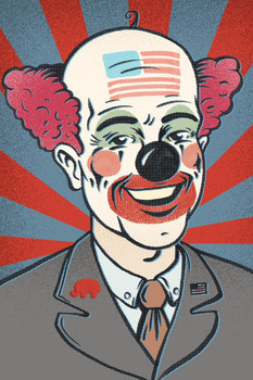 Likely Republican Candidate Clown Funny Cool Wall Decor Art Print Poster 24x36