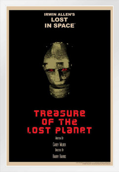 Lost In Space Treasure of the Lost Planet by Juan Ortiz Episode 52 of 83 White Wood Framed Poster 14x20