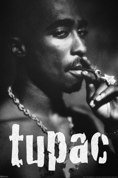 Tupac Posters 2Pac Poster Tupac Smoking Joint 90s Hip Hop Rapper Posters For Room Aesthetic Mid 90s 2Pac Memorabilia Rap Posters Music Merchandise Merch Stretched Canvas Art Wall Decor 16x24