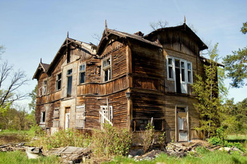 Abandoned Run Down Scary Old House Photo Photograph Cool Wall Decor Art Print Poster 36x24