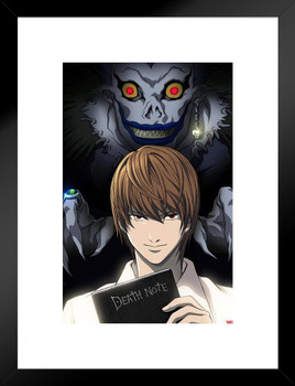 Death Note Anime Posters Modern Anime Merch Wall Decor Manga Series Cool Teens Boys Bedroom Dorm Room Artwork Decorations Japanese Anime Stuff Birthday Gift Matted Framed Wall Decor Art Print 20x26