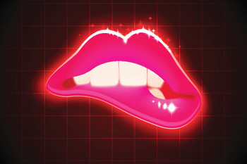 Laminated Vector Woman Biting Lips Retro Illustration Poster Dry Erase Wall Art 24x36 Laminated Vector Woman Biting Lips Retro Illustration Poster Dry Erase Wall Art 24x36