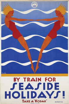 Laminated Victorian Railways Australia Train Seaside Holidays Vintage Travel Poster Dry Erase Wall Art 24x36 Laminated Victorian Railways Australia Train Seaside Holidays Vintage Travel Poster Dry Erase Wall Art 24x36