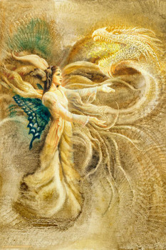 Hawap Dragon by Ciruelo Fantasy Painting Gustavo Cabral Cool Wall Decor Art Print Poster 24x36