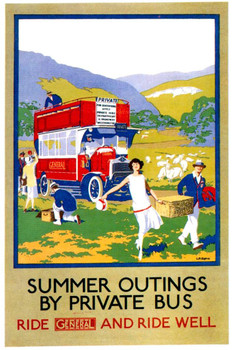 Laminated 1926 Summer Outings Vintage Illustration Travel Art Deco Vintage French Wall Art Nouveau French Advertising Vintage Poster Prints Art Nouveau Decor Poster Dry Erase Wall Art 24x36