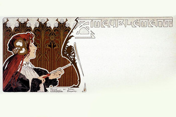 Laminated Privat Livemont Vintage Illustration Alphonse Mucha Art Nouveau Art Prints Mucha Print Art Nouveau Decor Vintage Advertisements Art Ornamental Design Mucha Poster Dry Erase Sign 24x36