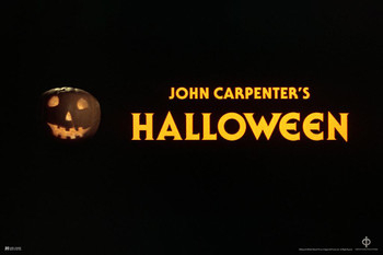 Laminated Halloween John Carpenters Movie Poster Vintage Pumpkin Decorations and Horror Movie Merchandise Grunge Wall Art Michael Myers Creepy Gothic Movie Theater Decor Poster Dry Erase Sign 24x36