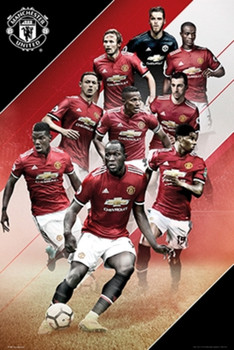 Manchester United Players 2017 2018 Football Soccer Sports Cool Wall Decor Art Print Poster 24x36