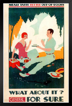 1928 Meals Taste Better Vintage Illustration Travel Art Deco Vintage French Wall Art Nouveau French Advertising Vintage Poster Prints Art Nouveau Decor Black Wood Framed Poster 14x20