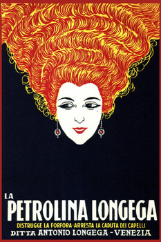 La Petrolina Longega Vintage Illustration Travel Art Deco Vintage French Wall Art Nouveau French Advertising Vintage Poster Prints Art Nouveau Decor Stretched Canvas Art Wall Decor 16x24
