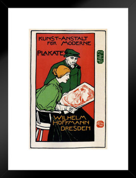 Plakate Wilhelm Hoffmann Dresden Vintage Illustration Art Deco Vintage French Wall Art Nouveau 1920 French Advertising Vintage Poster Prints Art Nouveau Decor Matted Framed Wall Decor Art Print 20x26