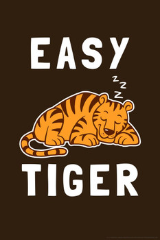 Easy Tiger Sleeping Funny Parody LCT Creative Cool Wall Decor Art Print Poster 16x24