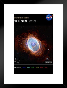 NASA Space Webb Telescope Photo Southern Ring Outer Galaxy Universe Planet Star Nebula Constellation Matted Framed Art Wall Decor 20x26