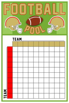 Red and Gold Football Squares Board 100 Party Decorations 2023 Pool Board Blocks Supplies Super Large Boxes Betting Game Bowl Score Themed Decor Wall Poster Cool Wall Decor Art Print Poster 16x24