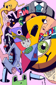 Laminated Abstract Cartoon Illustration Poster Doodle Photo Photography Office Room Home Decor Decorations Modern Aesthetic Gibberish Artistic Monsters Adventure Poster Dry Erase Wall Art 24x36 Laminated Abstract Cartoon Illustration Poster Doodle Photo Photography Office Room Home Decor Decorations Modern Aesthetic Gibberish Artistic Monsters Adventure Poster Dry Erase Wall Art 24x36