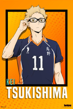 Haikyuu Tsukishima Anime Japanese Anime Stuff Haikyuu Manga Haikyu Anime Poster Crunchyroll Streaming Anime Merch Animated Series Show Karasuno Volleyball Thick Paper Sign Print Picture 8x12