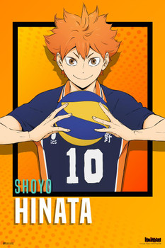 Haikyuu Shoyo Hinata Anime Japanese Anime Stuff Haikyuu Manga Haikyu Anime Poster Crunchyroll Streaming Anime Merch Animated Series Show Karasuno Volleyball Cool Huge Large Giant Poster Art 36x54