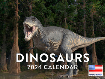 Dinosaur Calendar 2024 Kids Monthly Wall Calender 12 Month
