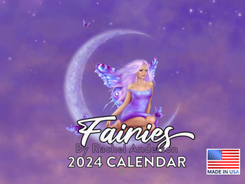 Rachel Anderson Fairy Calendar 2024 Fairies Fantasy Monthly Wall Calender