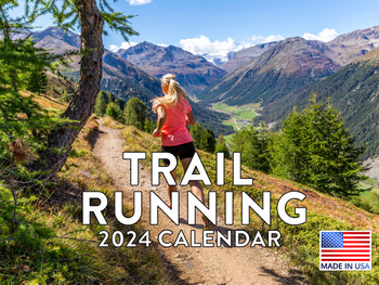 Trail Running Calendar 2024 Monthly Wall Calender