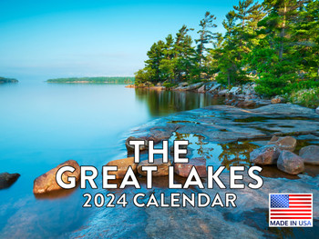 The Great Lakes Calendar 2024 Michigan Wall Calander Monthly 12 Month