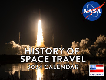 NASA Space Travel Calendar 2024 Wall Calander Monthly