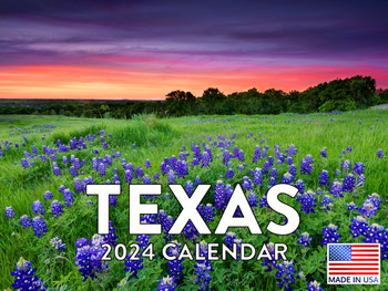 Texas Calendar 2024 Wall Calander Monthly 12 Month